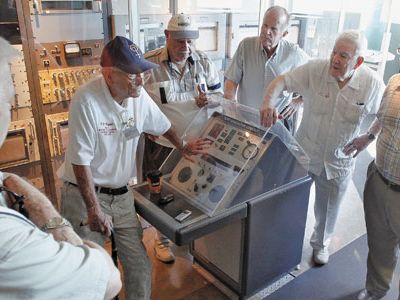 Veterans at the scene where Alan Shepard became the first American in space