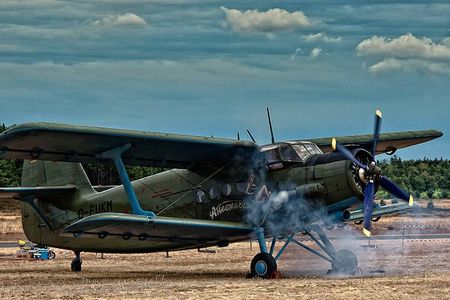 A vintage Antonov An-2 in Poland. 