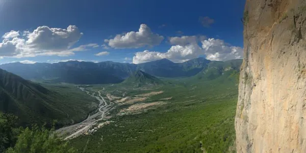 Exiting the cave at Garcia, in Nuevo Leon, Mexico. thumbnail