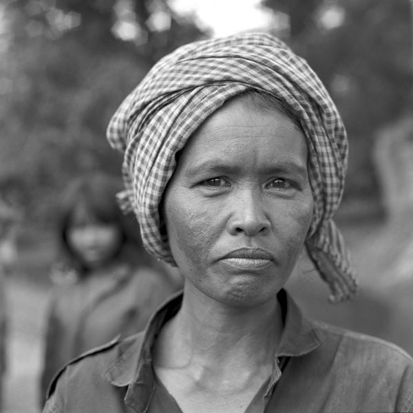 Portrait of a Khmer woman of the Cambodian countryside thumbnail