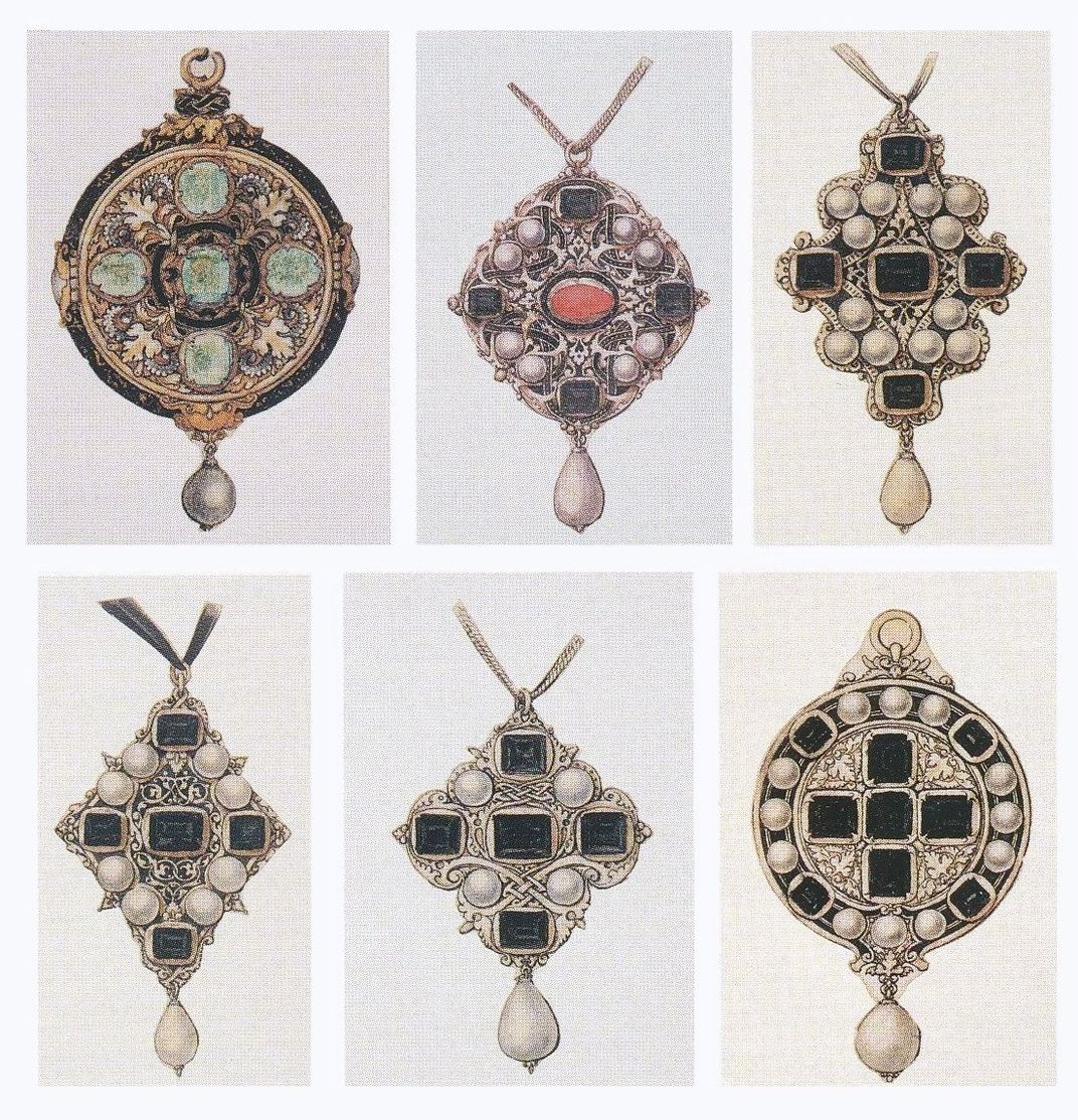 Pendant designs by Hans Holbein