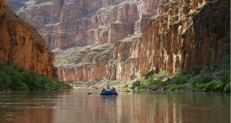 Canyon walls tower