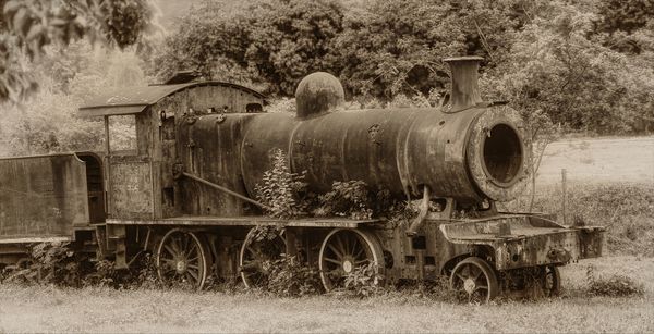 Ancient steam train seen at museum in Paraguay thumbnail
