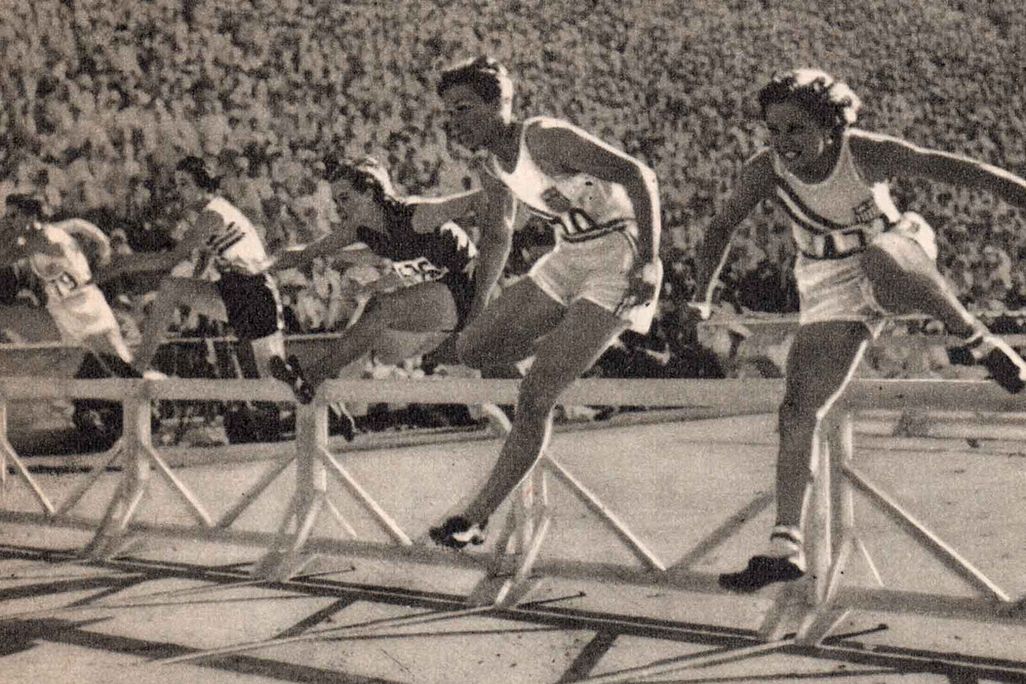 Babe Didrickson 80-meter hurdle