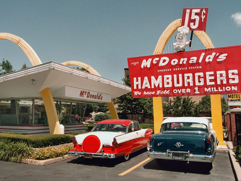 Parking lot of the McDonald's museum