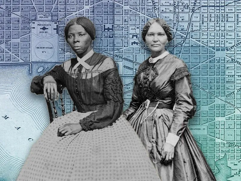 Illustration of Harriet Tubman and Elizabeth Keckley