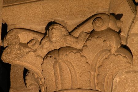 Art historian Jennifer Alexander believes the carving is a self-portrait made by a medieval stonemason.