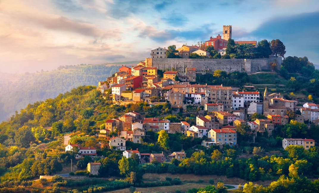 Hilltop town of Motovun