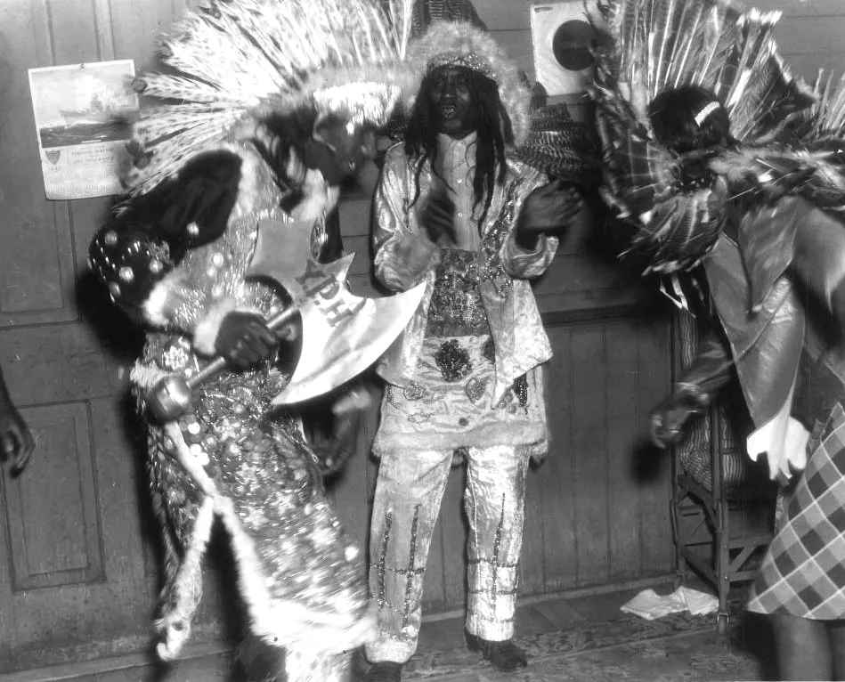 Mardi Gras Indians in 1942