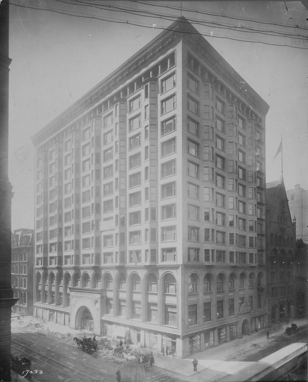 Old Chicago Stock Exchange Building, ca. 1894