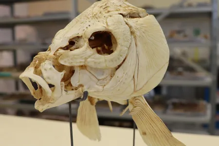 Researchers analyzed teeth from a carp-like fish.