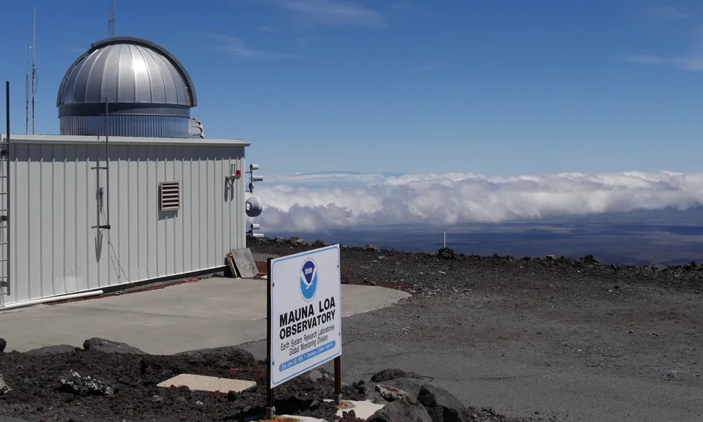 Mauna Loa Atmospheric Baseline Observatory in Hawaii