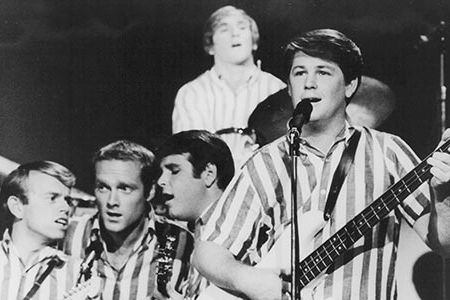The Beach Boys were arguably the most popular rock group in the country with five separate albums simultaneously on the charts in 1964.