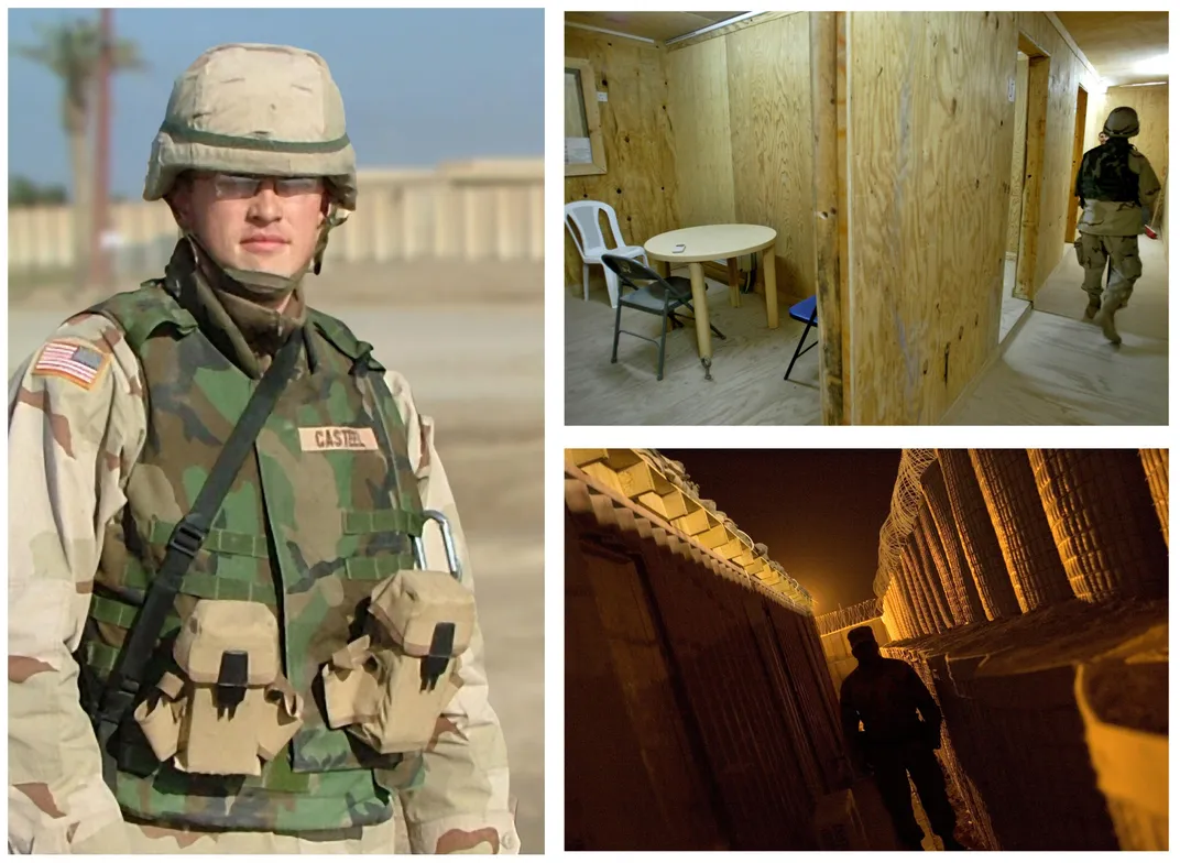 casteel in Iraq collage