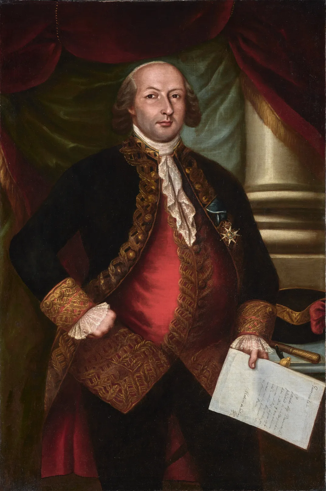 Bernardo de Gálvez, José Nicolás de la Escalera, oil on canvas, 1781 png