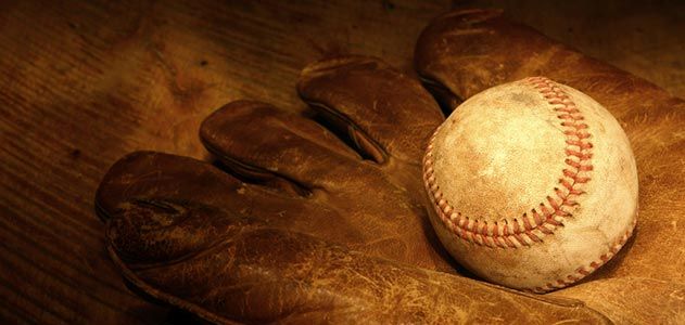 baseball and glove