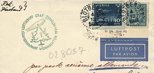 Graf Zeppelin Christmas letter