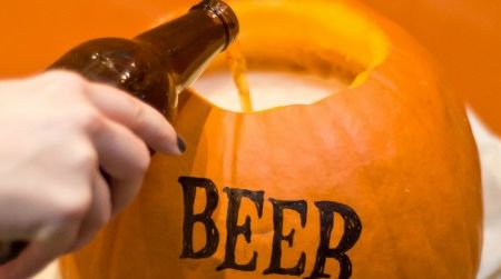 Pumpkins and beer make for golden photo ops and marketing gags–but the theme is beginning to feel old.