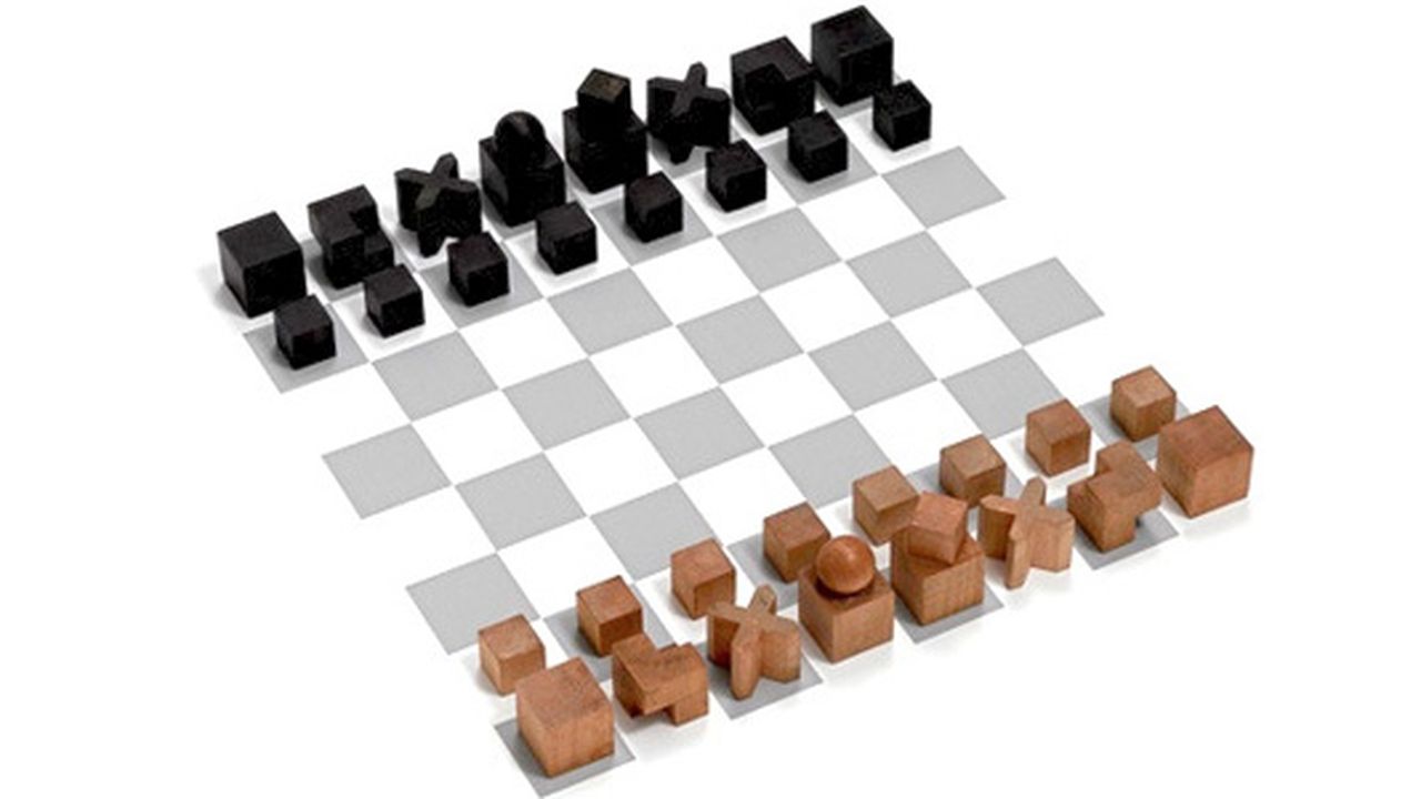 When Modern Art Met the Classic Chess Set