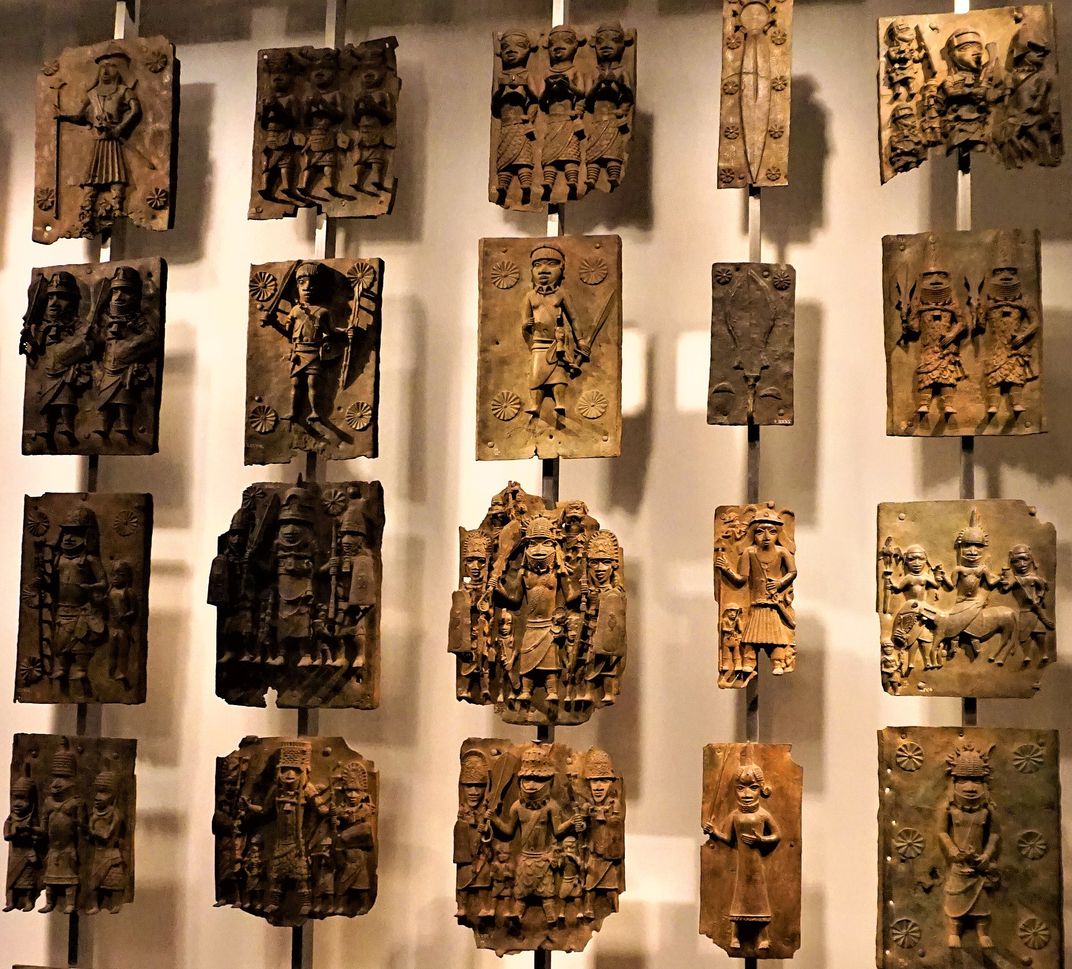 Display of Benin Bronzes at the British Museum