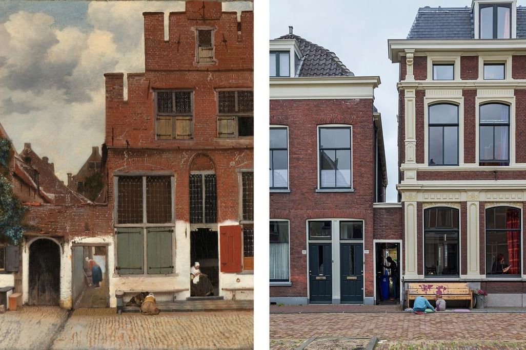 Vermeer Little Street Old and New