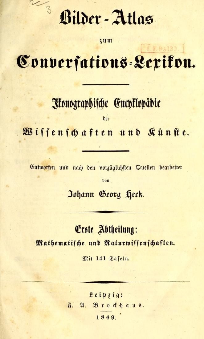 Title page of the book written in German.