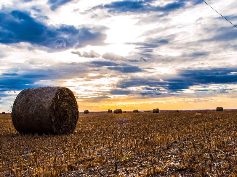 Sunset over the fields of western Kansas Smithsonian Photo Contest