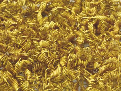 A treasure trove of tiny gold spirals from Boeslunde, Denmark
