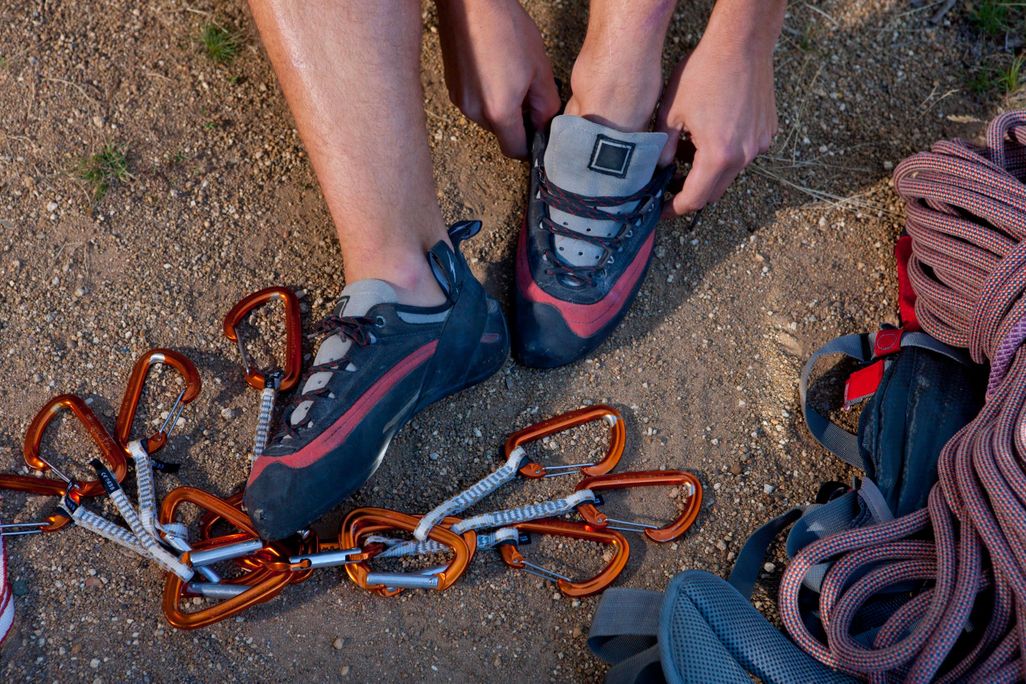 Climbing shoes
