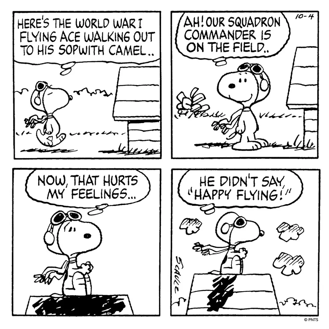 October 4, 1986 "Peanuts" comic strip