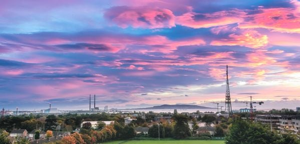 Vibrant Sunrise Across Dublin Bay thumbnail