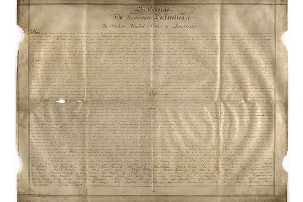 Parchment Declaration