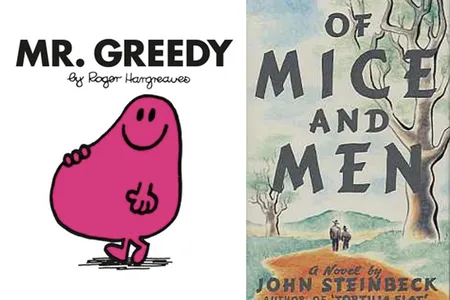 Mr. Greedy received a "readability" score of 4.4, while Of Mice and Men received a rating of 4.6