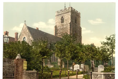 Workers discovered the bones in a lead container hidden in the walls of the Church of St. Mary and St. Eanswythe.
