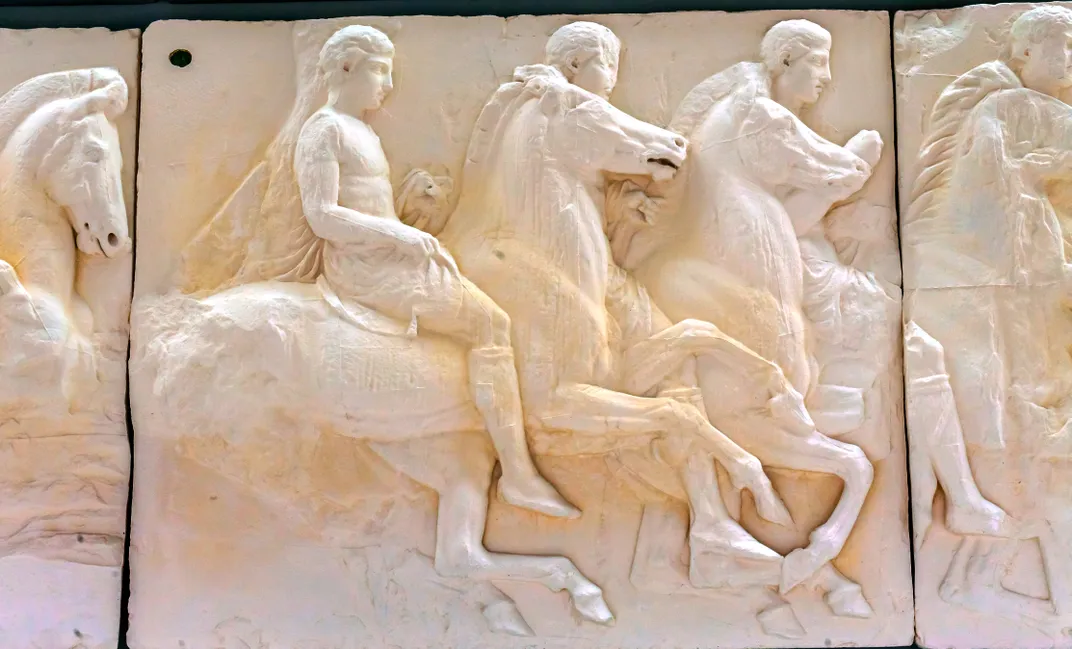 Sculpture at the Acropolis Museum