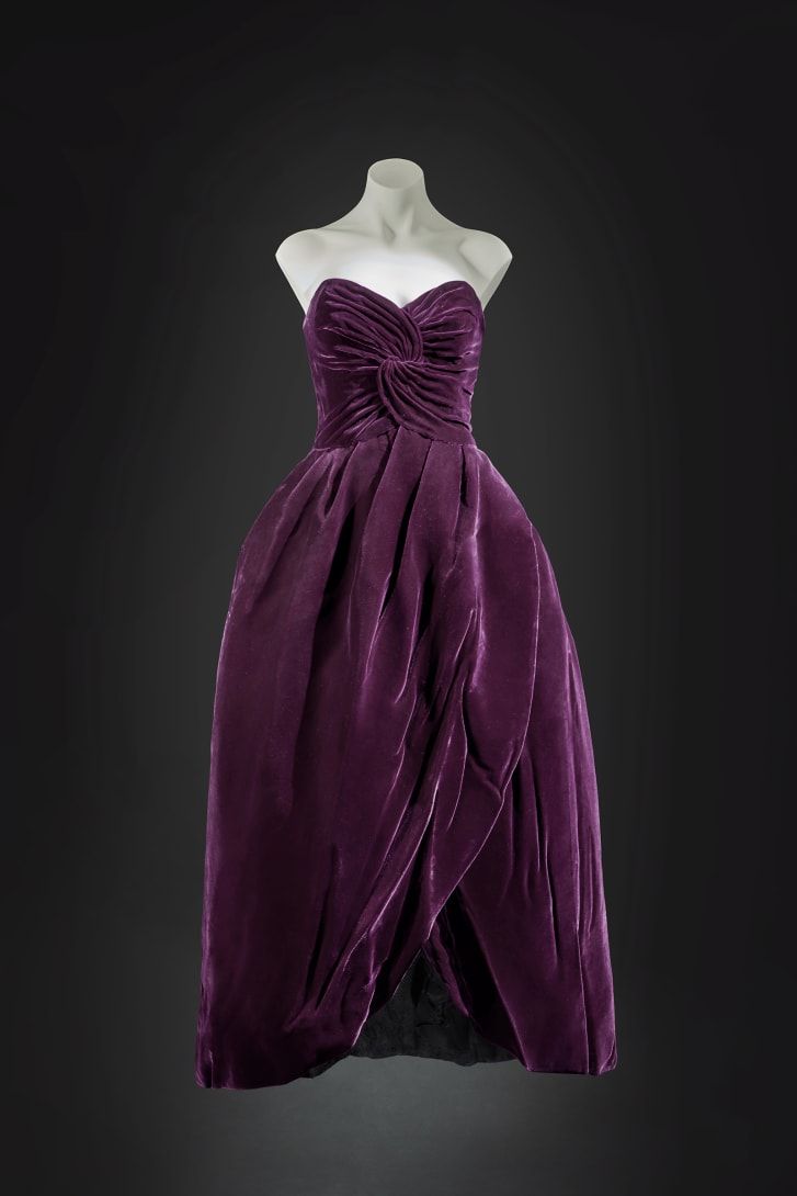 princess di purple gown