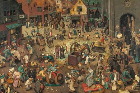 Pieter Bruegel the Elder, "The Battle Between Carnival and Lent," 1559