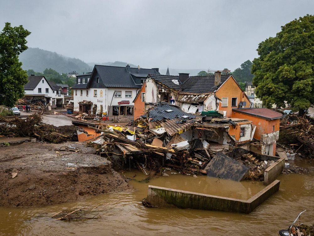 Flood aftermath in Schuld, Germany