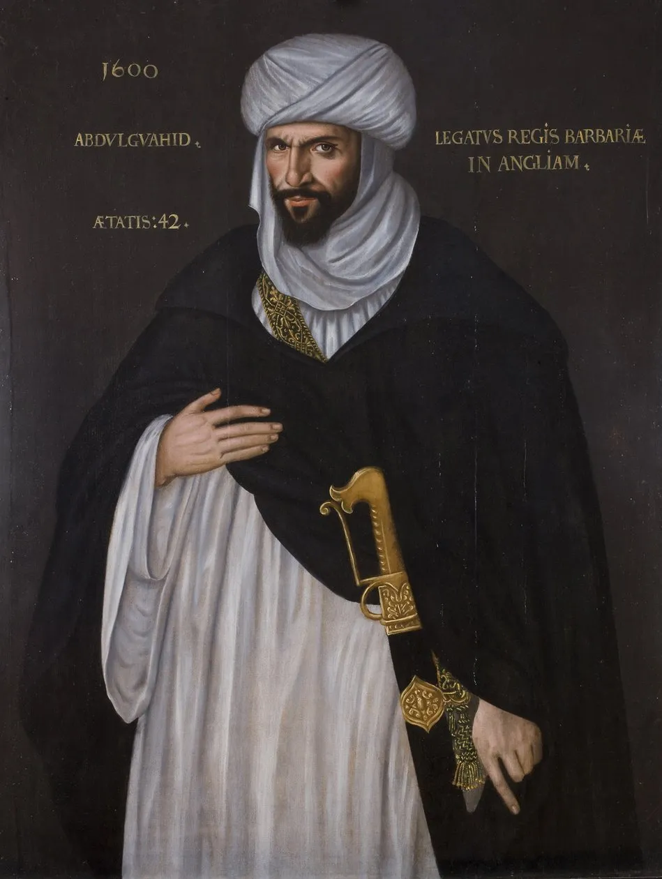 A 1600 portrait of the Moroccan ambassador to England