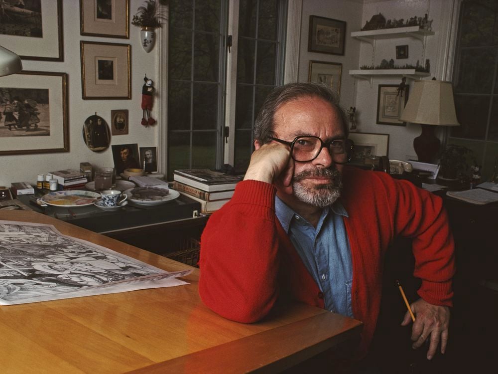 Maurice in his studio