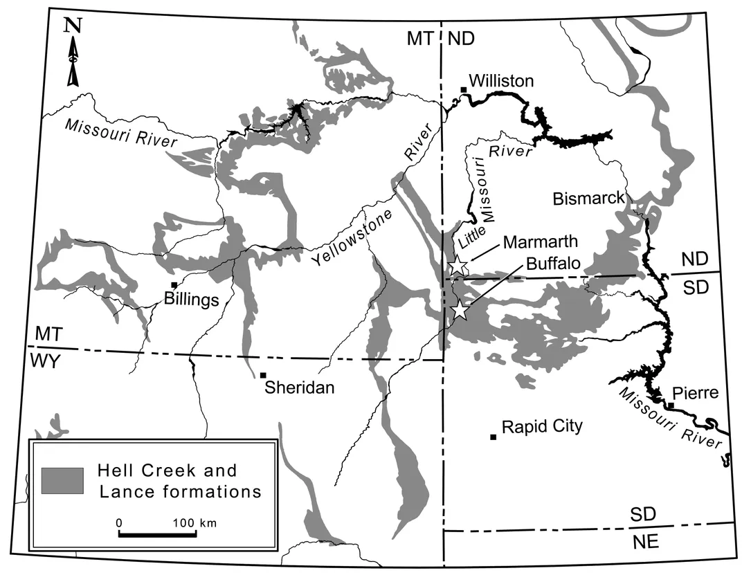 Map-Hell-Creek-Formation