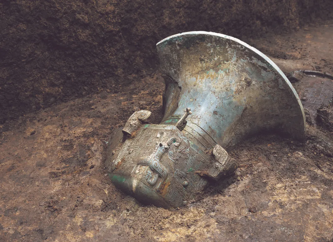 Bronzeware found at the site
