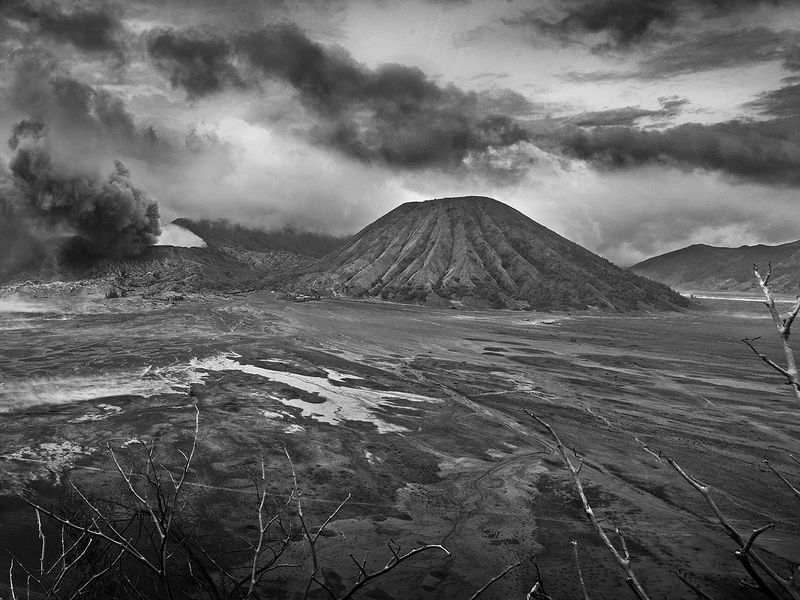 This Photo Was Taken When Mount Bromo Erupted Last January