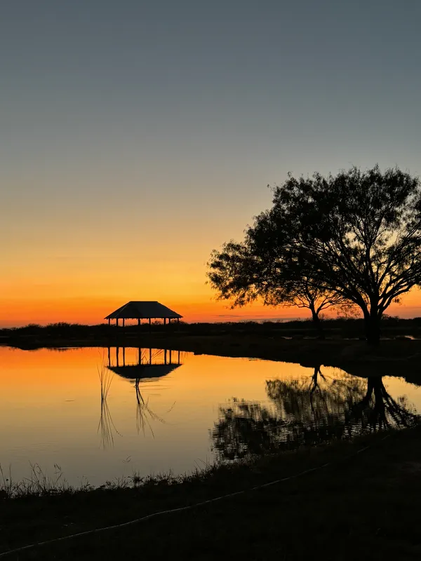 South Texas sunset at Las Animas Ranch. thumbnail