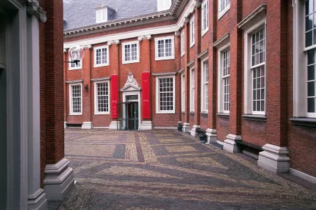 Courtyard of the Amsterdam Museum.
