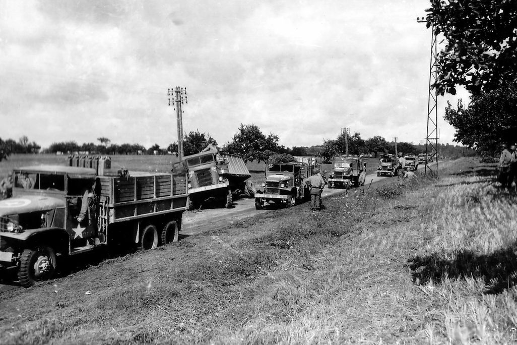 Convoy trucks