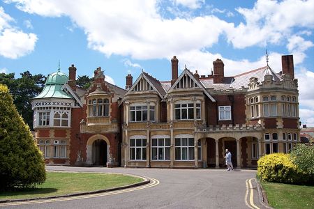 The mansion at Bletchley Park.