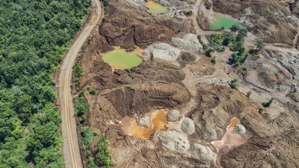 Deforestation for Nickel mining (Labengki island, South-East Sulawesi, Indonesia, 2024). thumbnail