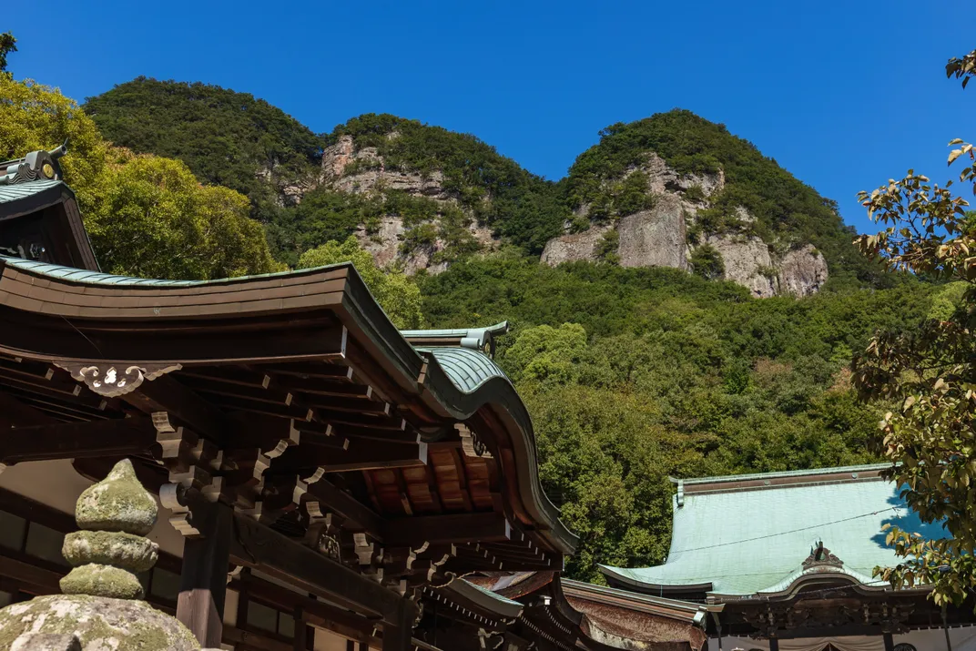 Yakuriji, temple number 85 of the Shikoku pilgrimage trail, is nestled at the foot of Mount Gokenzan.