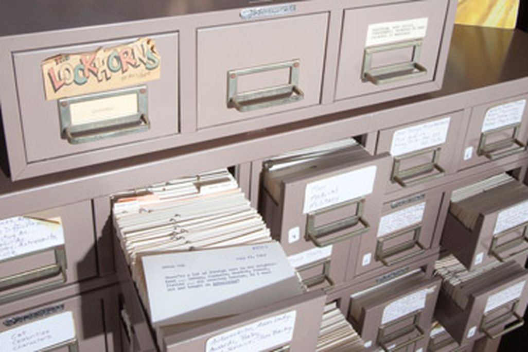 Phyllis Diller's joke cabinet